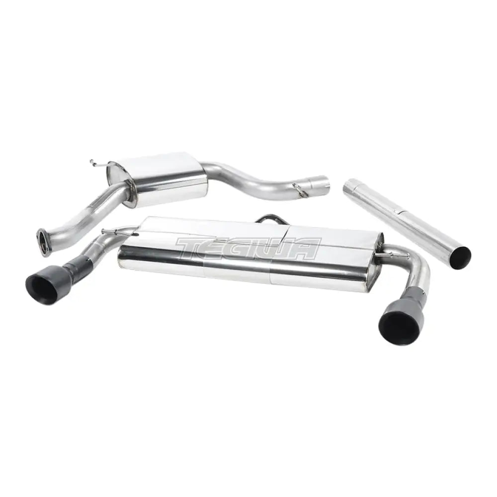 Milltek Volkswagen Golf MK7 GTi (including GTi Performance Pack‚ Clubsport & Clubsport S models) 2013-2016 Cat-back Exhaust - Black Tips - SSXVW226