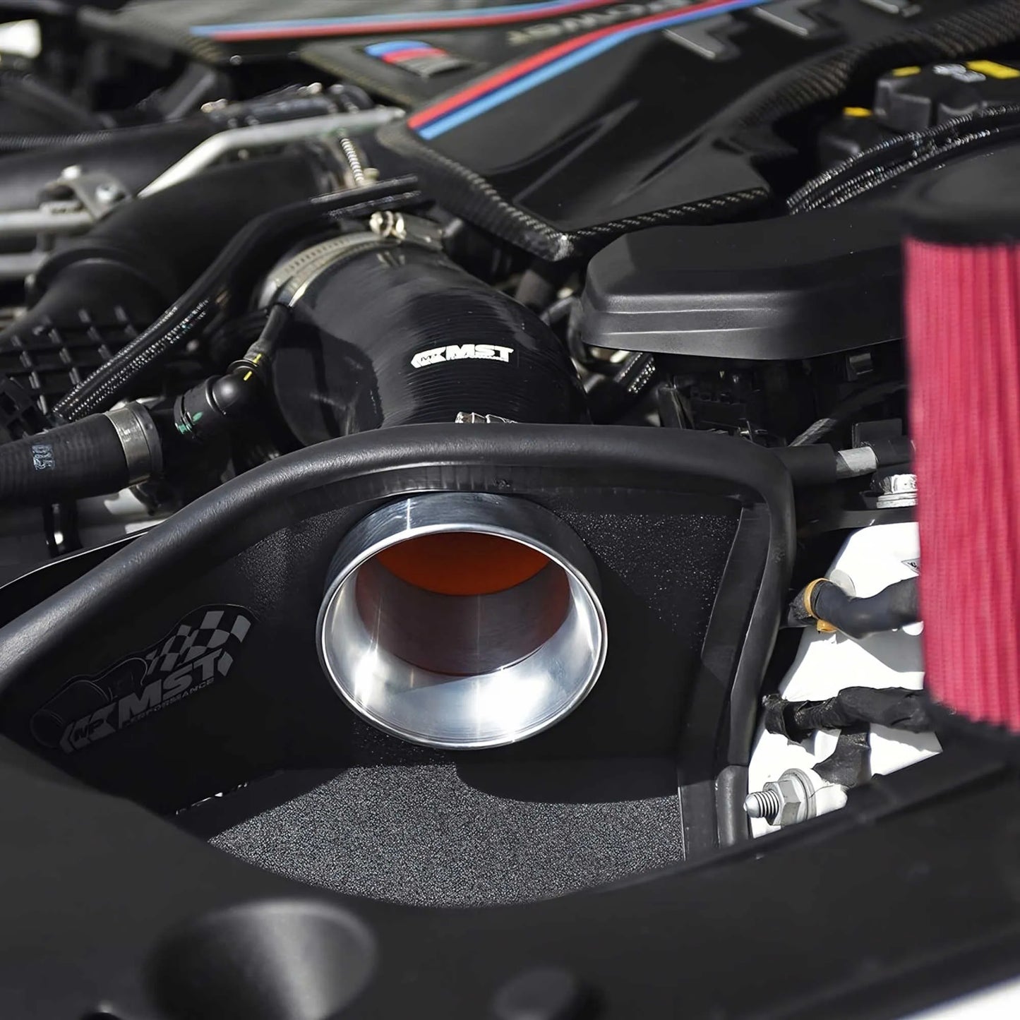 MST Performance BMW M5 & M8 Induction Kit RED (inc. Competition models)