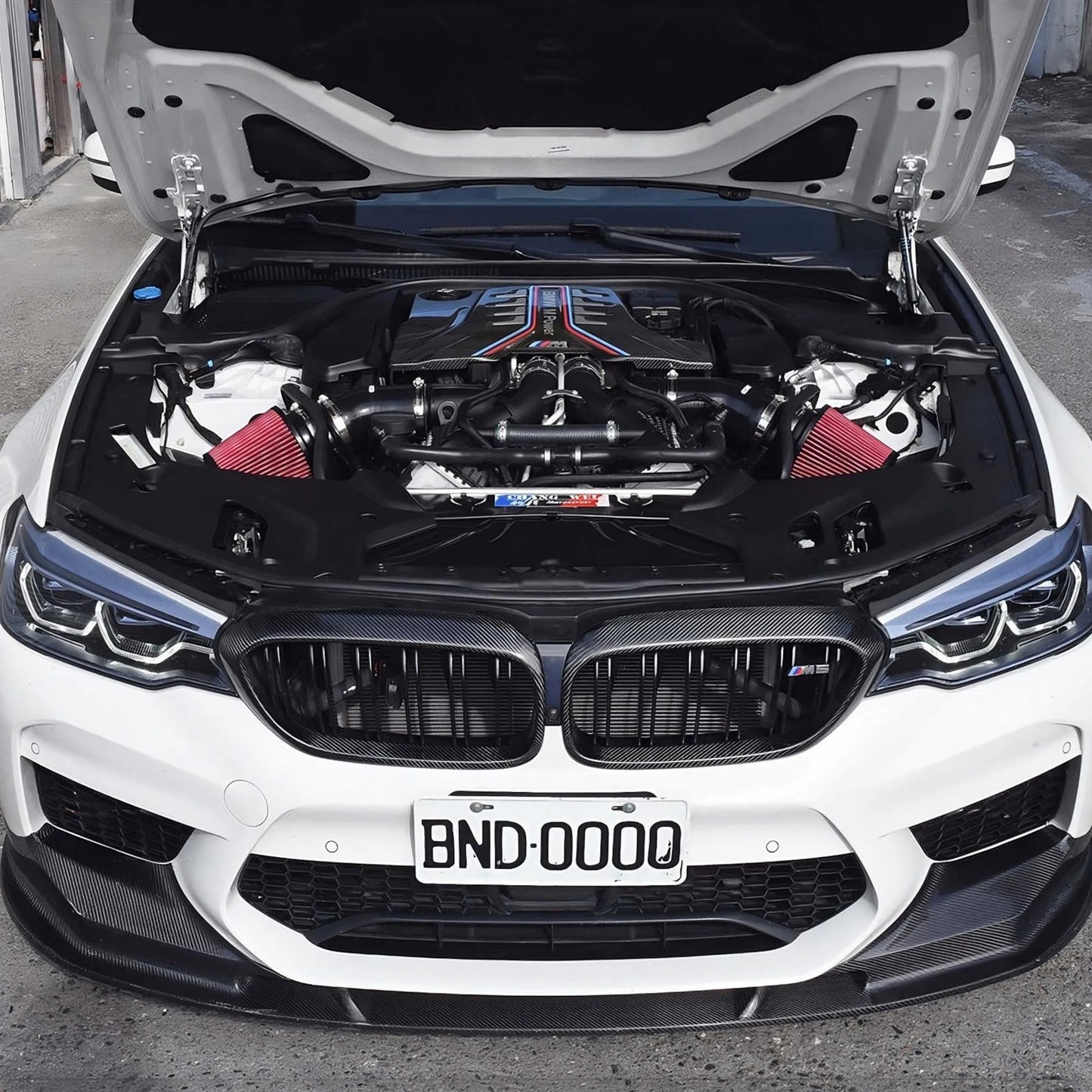 MST Performance BMW M5 & M8 Induction Kit RED (inc. Competition models)