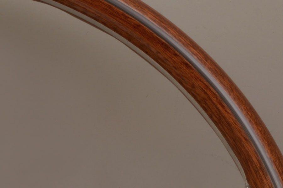 Nardi ANNI 60 Classic Wood Steering Wheel Polished Spokes 380mm - CDMSPORT