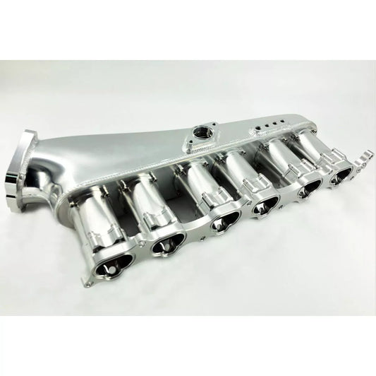 CDM Toyota 2JZ-GTE / 2JZ-GE Intake manifold plenum with bolted runners, throttle body & fuel rail