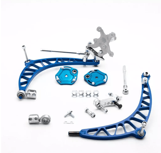 Wisefab BMW E36 3 Series V2 front steering lock extra angle drift kit - CDMSPORT