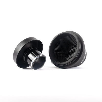 Ramair 76mm (3inch) ID Neck Medium Cone Air Filter with Velocity Stack and Coupling
