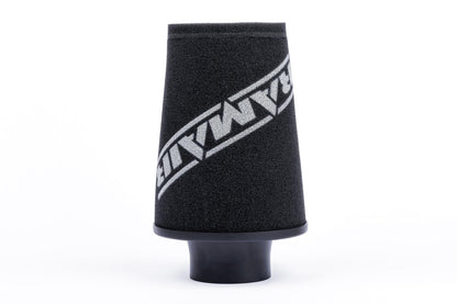 Ramair Small Foam Filter Aluminium Base 80mm (3.1inch) OD Black