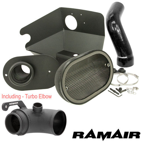 RamAir Performance Foam Induction Kit With Turbo Elbow for 2.0 TSI MQB VAG - Black Hose