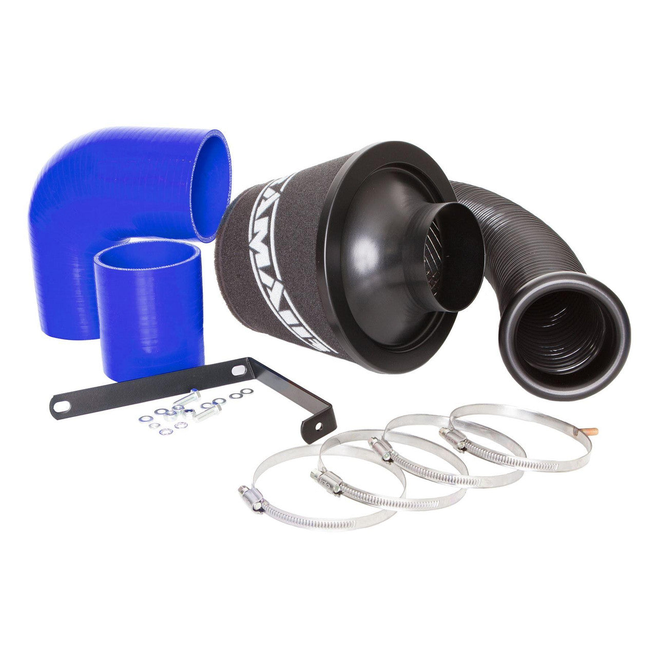 RamAir Performance Foam Induction Kit for VW MK5 Golf R32 3.2 V6 - Blue Hoses