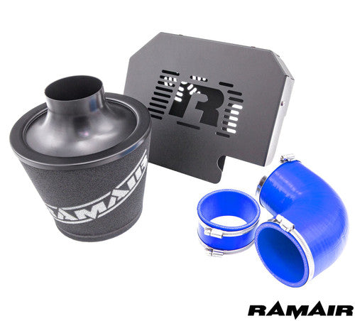 RamAir Performance Foam Induction Kit for MK2 Focus ST with ECU Holder - Blue Hoses