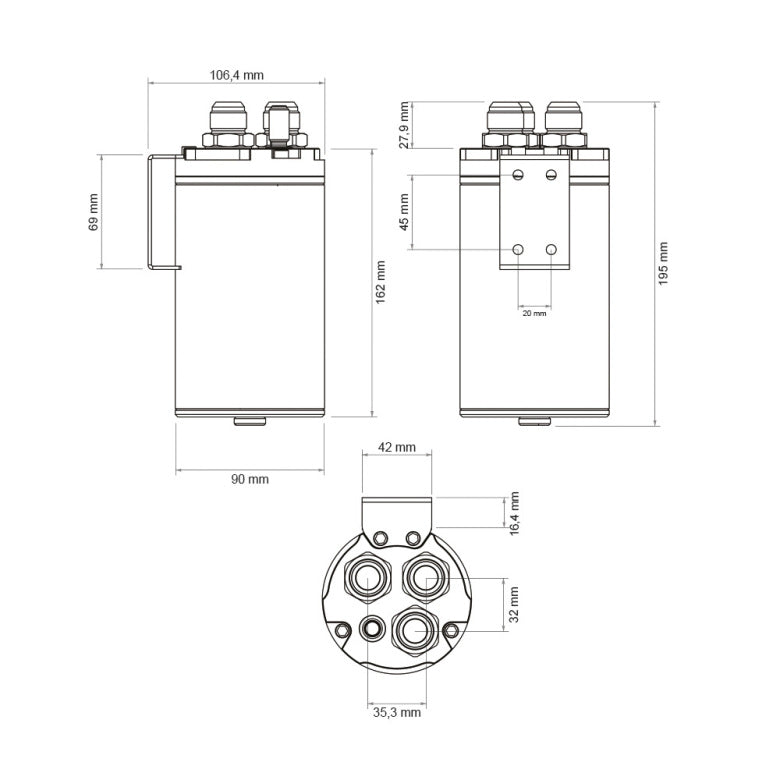 Nuke Performance Performance Catch Can - 0.75L