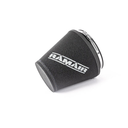 Ramair 80mm (3.1inch) ID Neck Large Cone Air Filter with Velocity Stack and Coupling