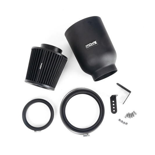 RamAir ProMax Large Universal Pleated 102mm Rubber Neck Air Filter in Enclosed Airbox