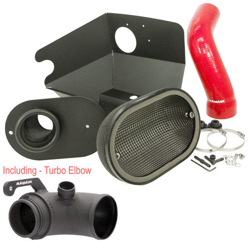 RamAir Performance Foam Induction Kit With Turbo Elbow for 2.0 TSI MQB VAG - Red Hose