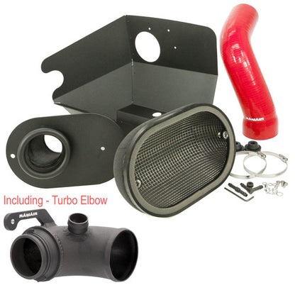 RamAir Performance Foam Induction Kit With Turbo Elbow for 2.0 TSI MQB VAG - Red Hose