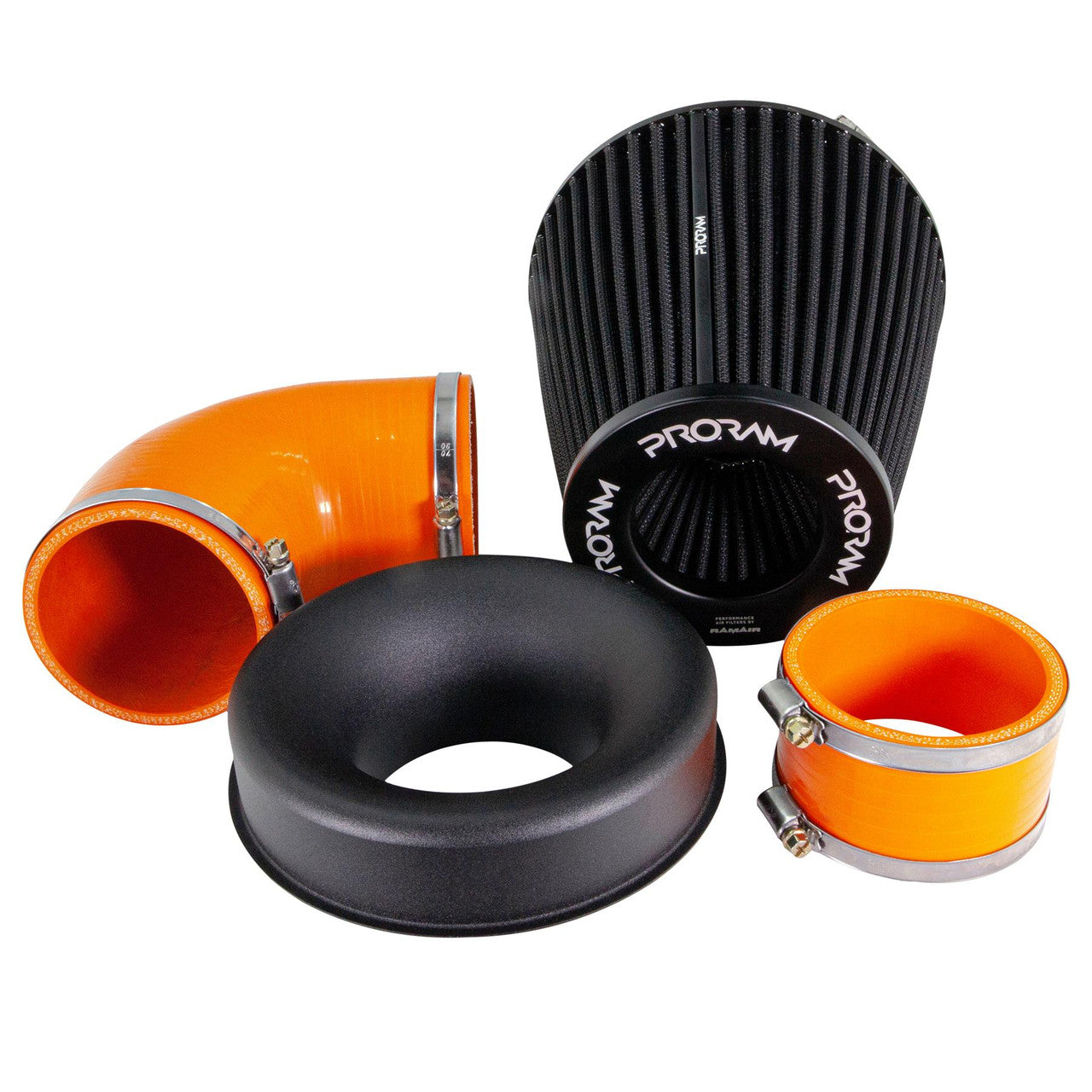 RamAir Performance Pleated Induction Kit for MK2 Focus ST - Orange Hoses