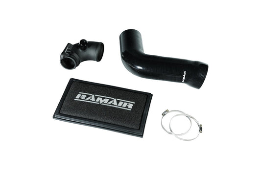RamAir RPF-3129-RIP-BK-TI - Panel Air Filter Intake Pipe Air Hose & Turbo Elbow - A3 S3 TSI MQB