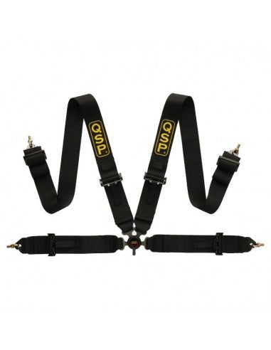 QSP 4 Point Safety Harness 3" (Black) - CDMSPORT