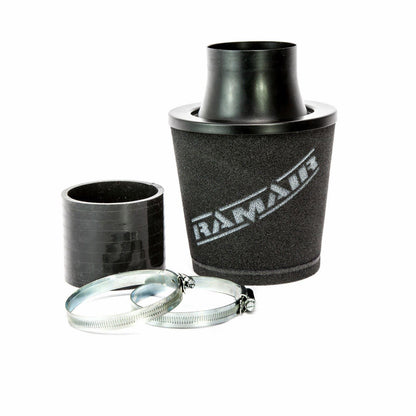 Ramair Foam Jet Stream Small Cone Air Filter 80mm (3.1inch) OD with Silicone Coupling