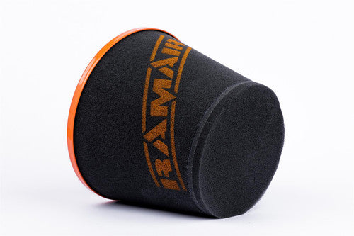 Ramair Foam Jet Stream Large Cone Air Filter 70mm (2.75inch) OD Orange