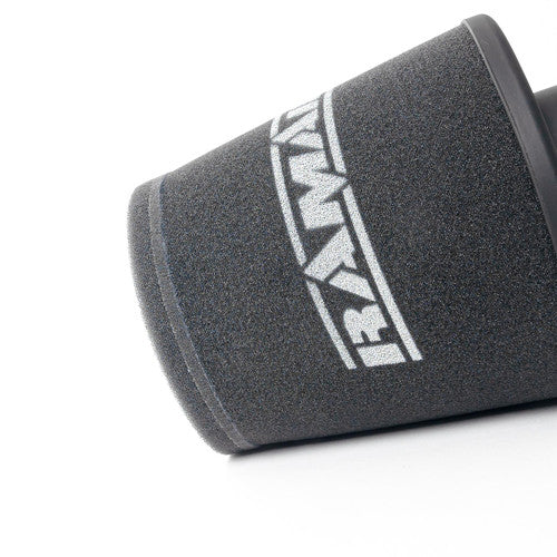 RamAir ProMax Large Universal Foam 90mm Rubber Neck Air Filter in Enclosed Airbox