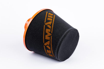 Ramair Foam Performance Universal Cone Large Intake Filter Coupler - 90mm (3.5inch) Orange