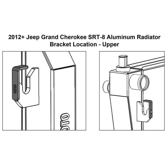 Mishimoto Jeep Grand Cherokee SRT8 Aluminium Radiator (2012-2024)