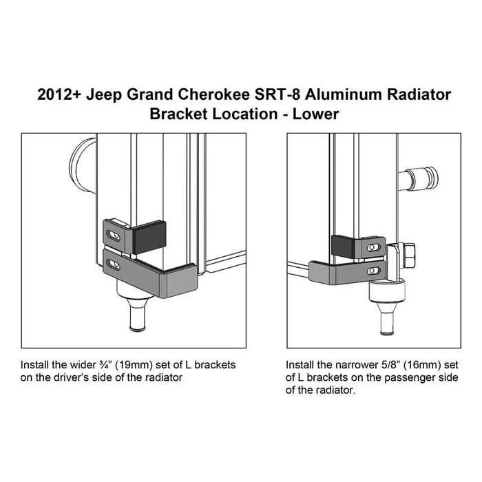Mishimoto Jeep Grand Cherokee SRT8 Aluminium Radiator (2012-2024)