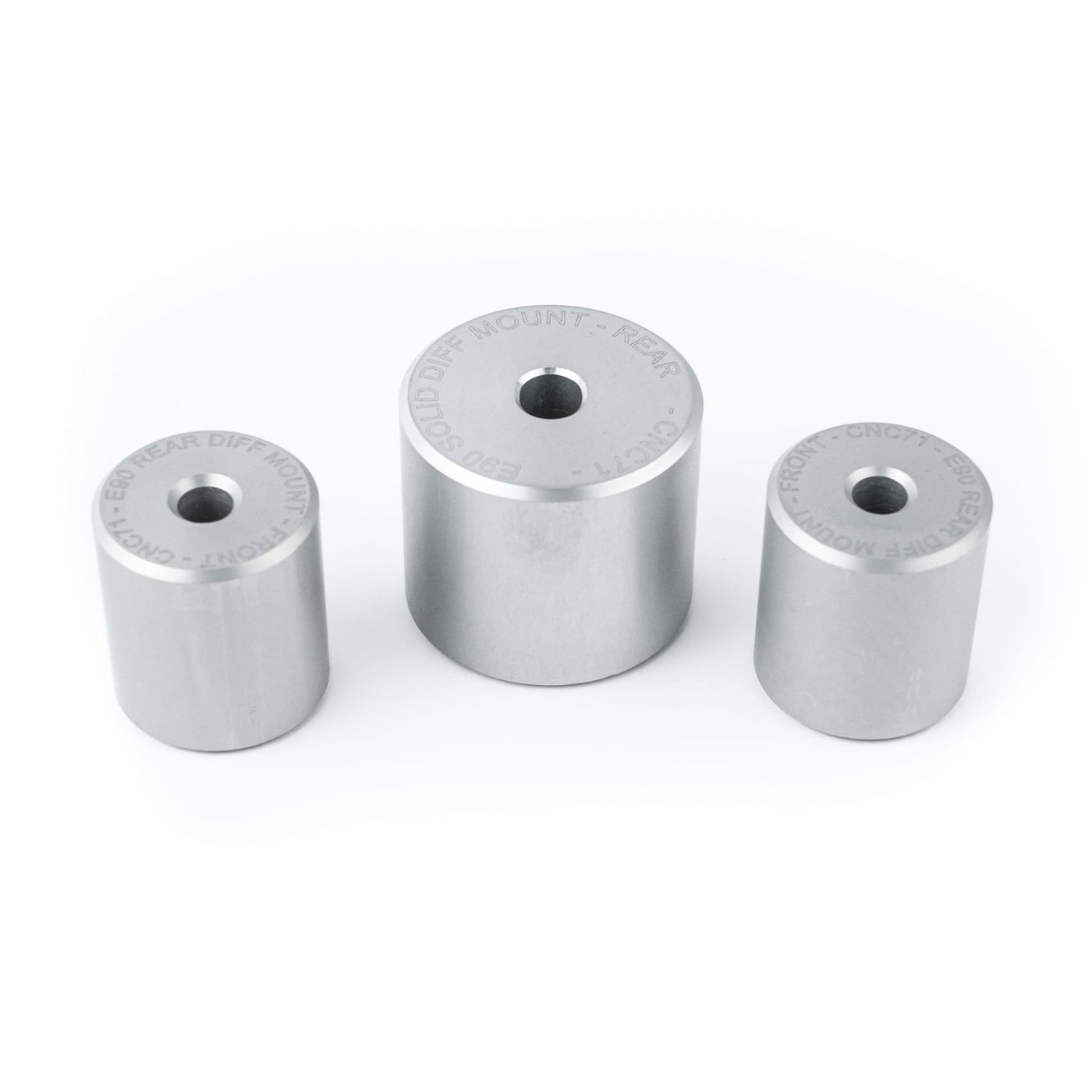 CNC71 BMW E8X / E9X Solid Aluminum Rear Diff Bushing Kit - CDMSPORT