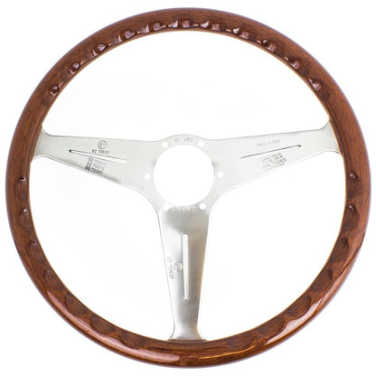 Nardi Classic Wood Steering Wheel Satin Spokes 390mm