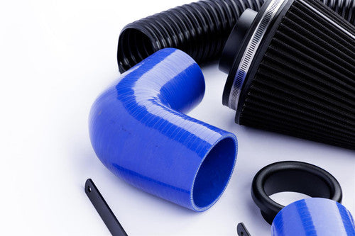 Ramair Performance Pleated Induction Kit for VW MK5 Golf R32 3.2 V6 - Blue Hoses