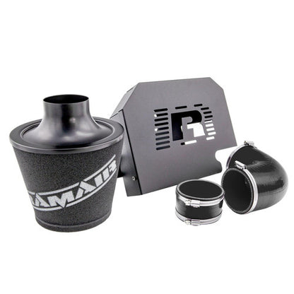 RamAir Performance Foam Induction Kit for MK2 Focus ST with ECU Holder - Black Hoses