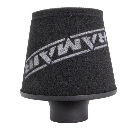 Ramair Large Foam Filter Aluminium Base 80mm (3.1inch) OD Black