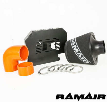 RamAir Performance Foam Induction Kit for MK2 Focus ST with ECU Holder - Orange Hoses