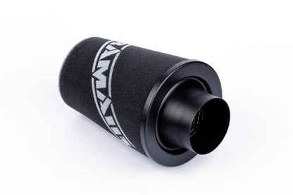 Ramair Small Foam Filter Aluminium Base 80mm (3.1inch) OD Black