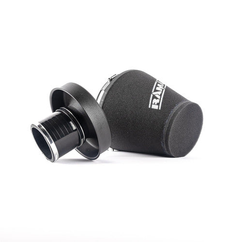 Ramair 83mm (3.25inch) ID Neck Large Cone Air Filter with Velocity Stack and Coupling