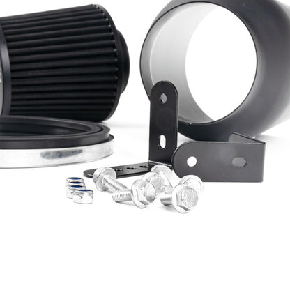 RamAir ProMax Large Universal Pleated 90mm Rubber Neck Air Filter in Enclosed Airbox