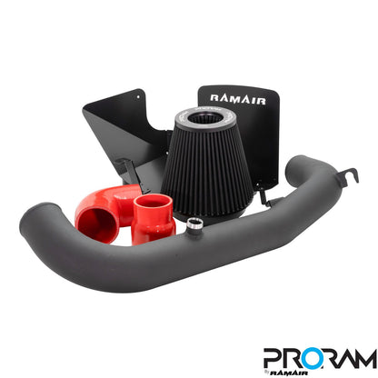 RamAir Performance Pleated Induction Kit for 2.3 Ecoboost MK3 Ford Focus RS - Red Hose