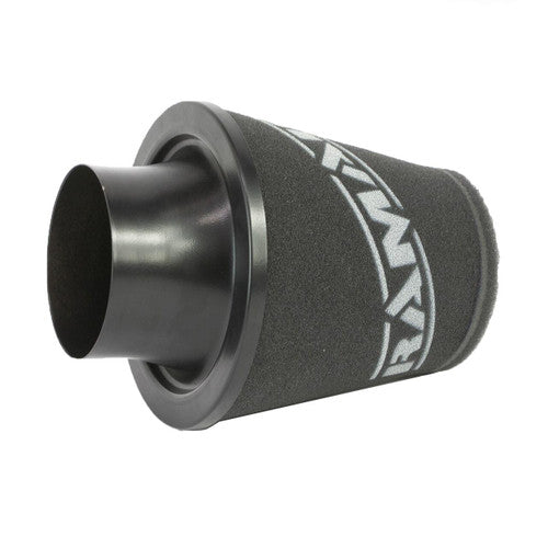 Ramair Foam Jet Stream Medium Cone Air Filter 100mm (3.9inch) OD Black