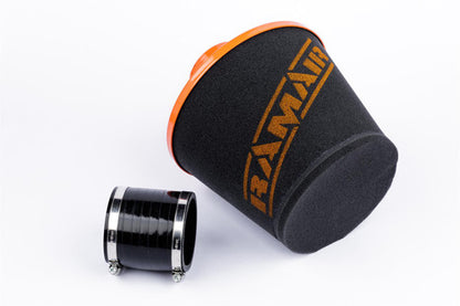 Ramair Foam Performance Universal Cone Air Large Filter Coupler - 80mm (3.1inch) Orange