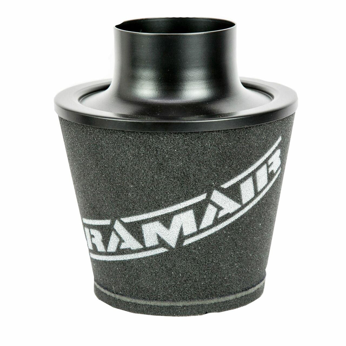 Ramair Large Foam Filter Aluminium Base 100mm (3.9inch) OD Black