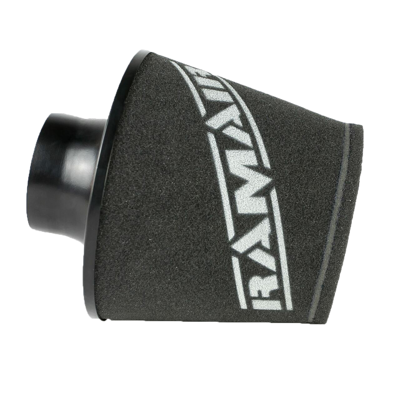 Ramair Large Foam Filter Aluminium Base 90mm (3.5inch) OD Black