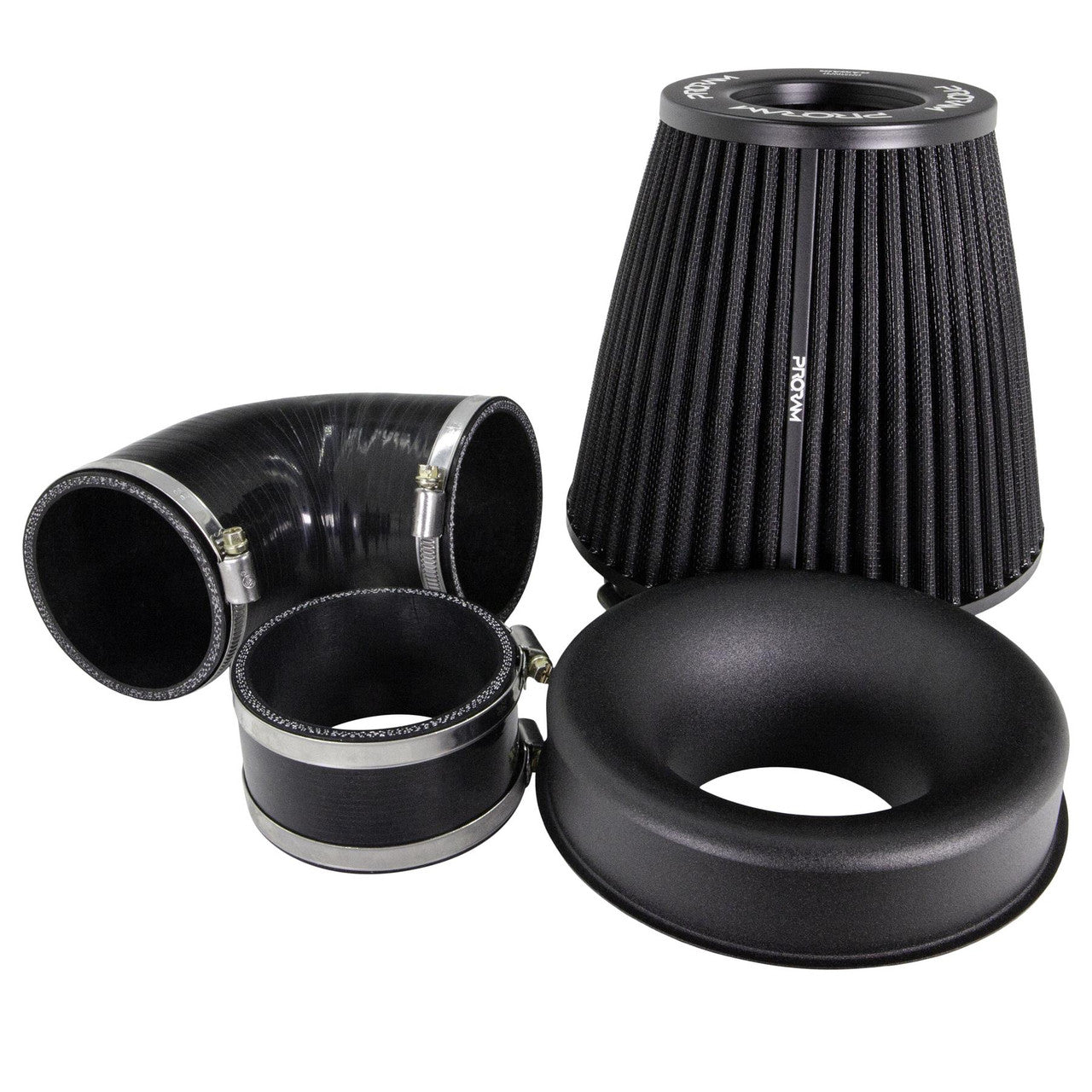 RamAir Performance Pleated Induction Kit for MK2 Focus ST - Black Hoses