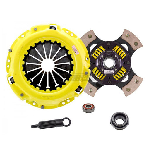 ACT Mazda Miata MX5 NA 1.6 90-93 B6ZE 5 Speed Larger Diameter 225mm Upgraded 4 Pad Sprung Heavy Duty Clutch Kit