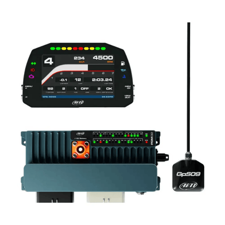 AiM Technologies PDM32 With 5" Road Icons Display GPS Data Logging Kit - CDMSPORT