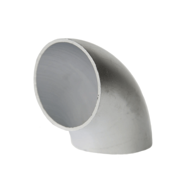 Aluminum Tube 90 degrees 76mm x 3mm