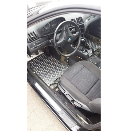 Swagier BMW E46 Footrests and Floorboards Aluminum