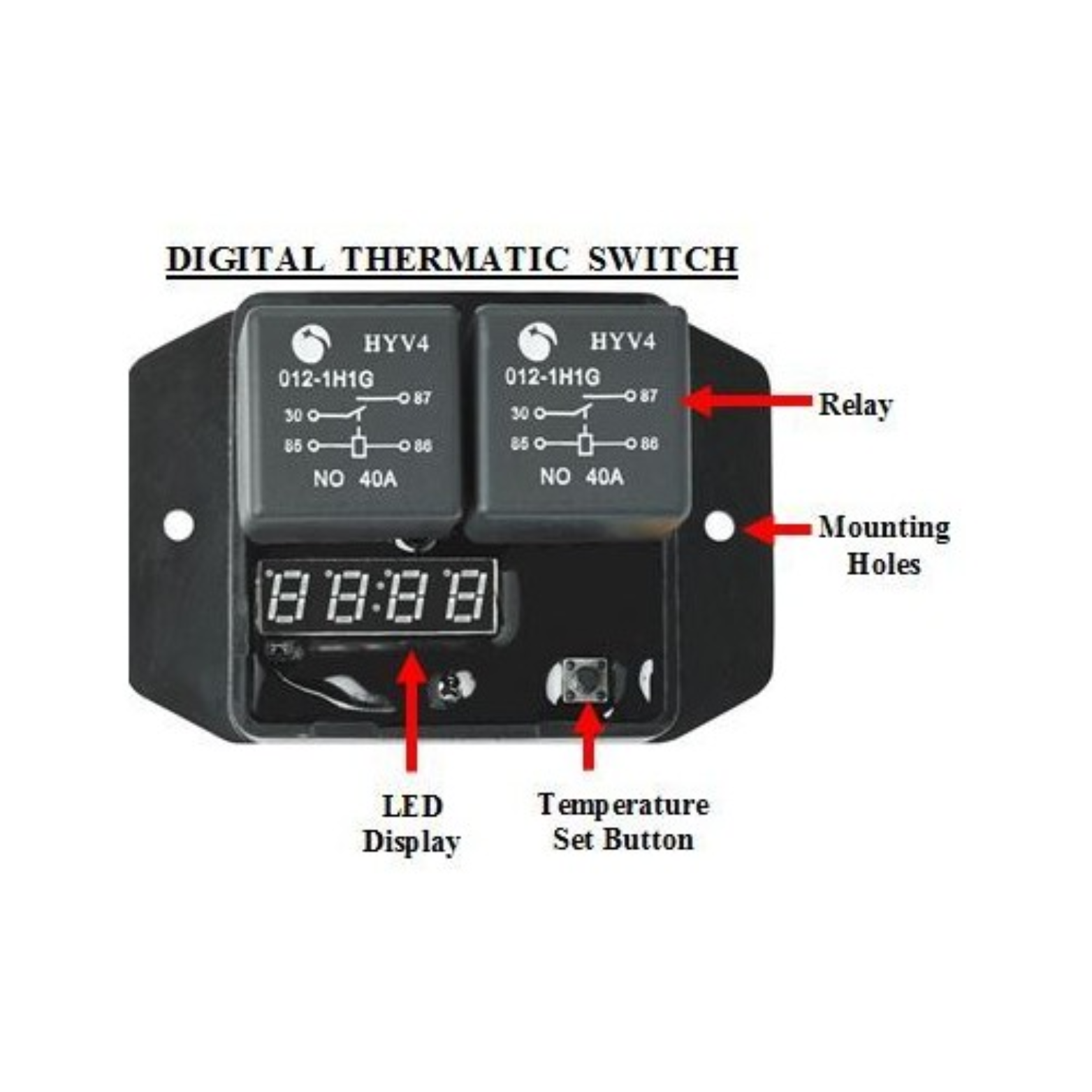 Electric Automotive Fan Controller Kit, 2