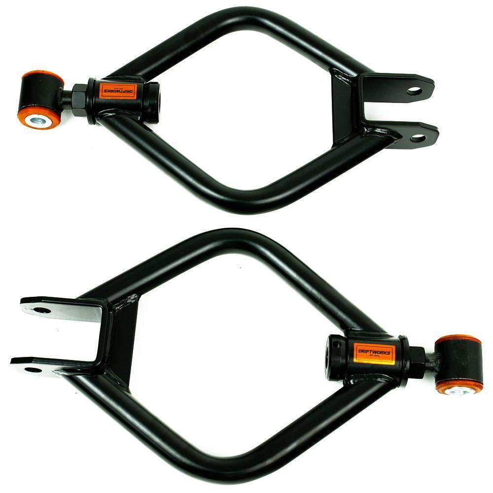 Driftworks Nissan Silvia S13 Adjustable Rear Upper Camber Arms (Polybush) - CDMSPORT