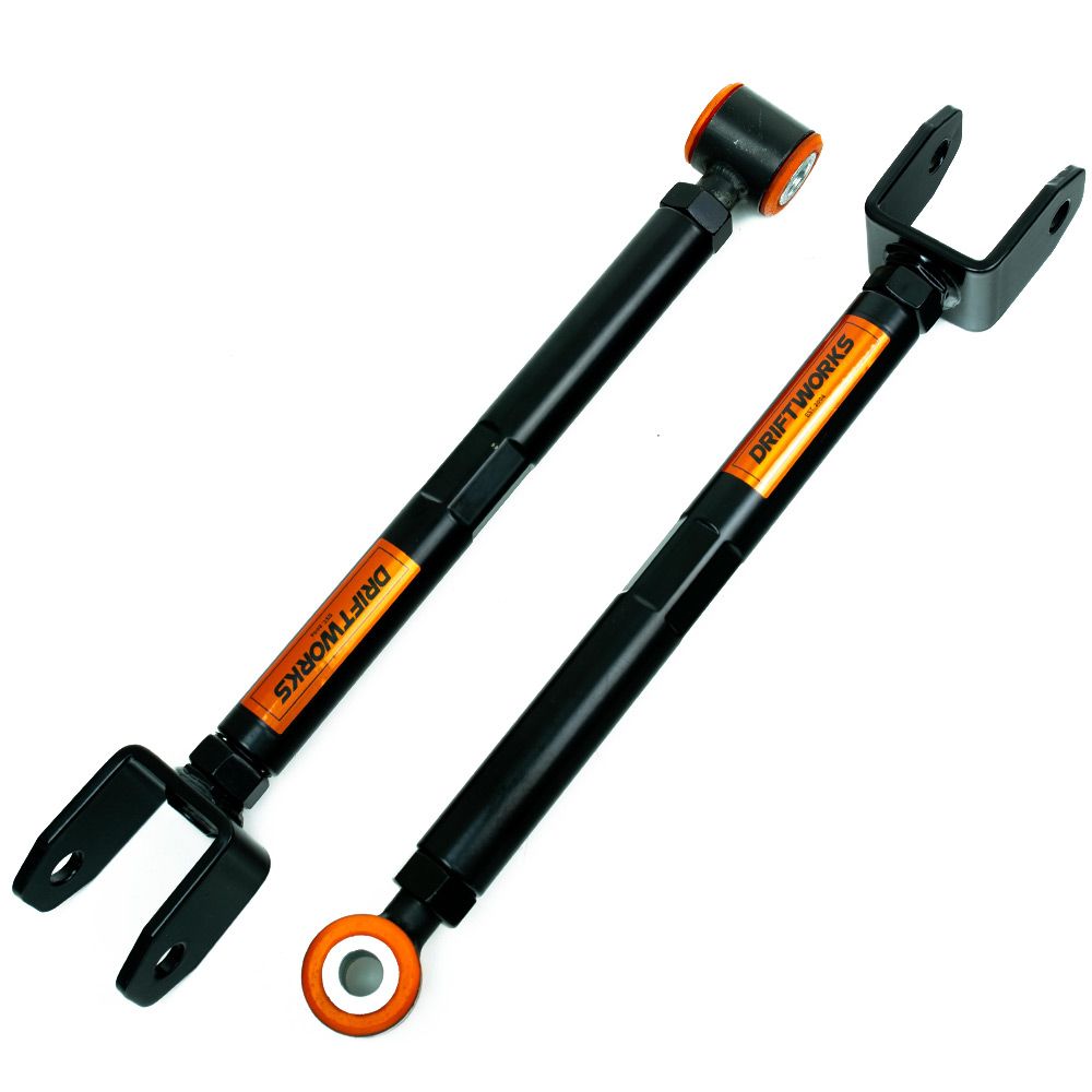 Driftworks Nissan Skyline R32 GTR Adjustable Toe Alignment Arms (Polybush)