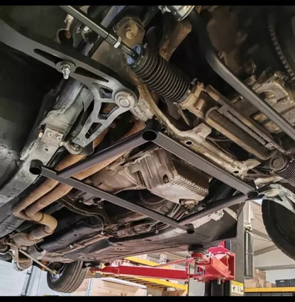 Swagier E36 Front Lower Strut 4-Point BMW H-brace X-brace