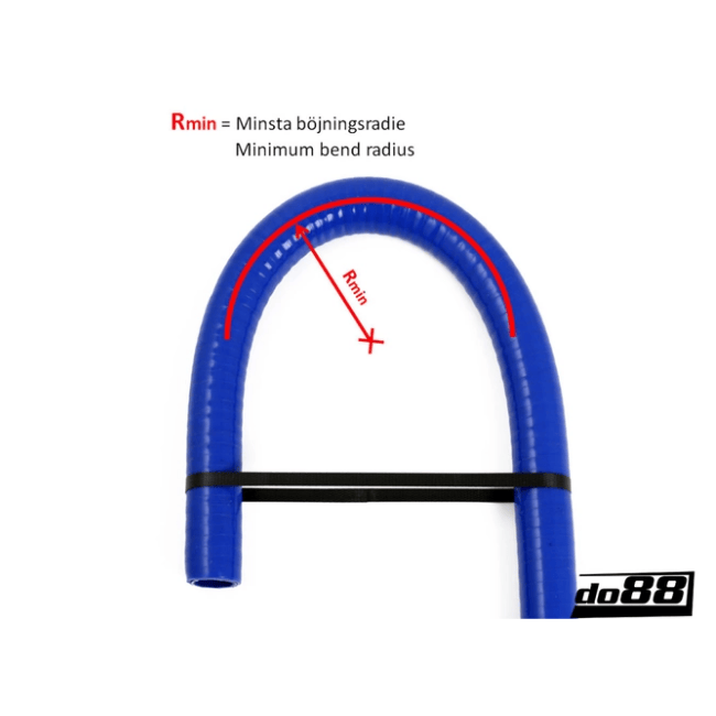 Silicone Hose Flexible Black - 0.5" (13mm)