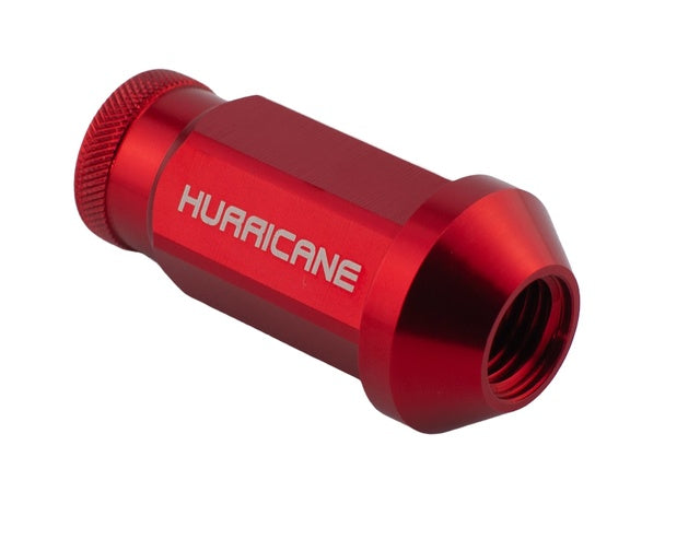 Hurricane Motorsport Wheel Nut Aluminum M12x1,5 - 50mm (Red)